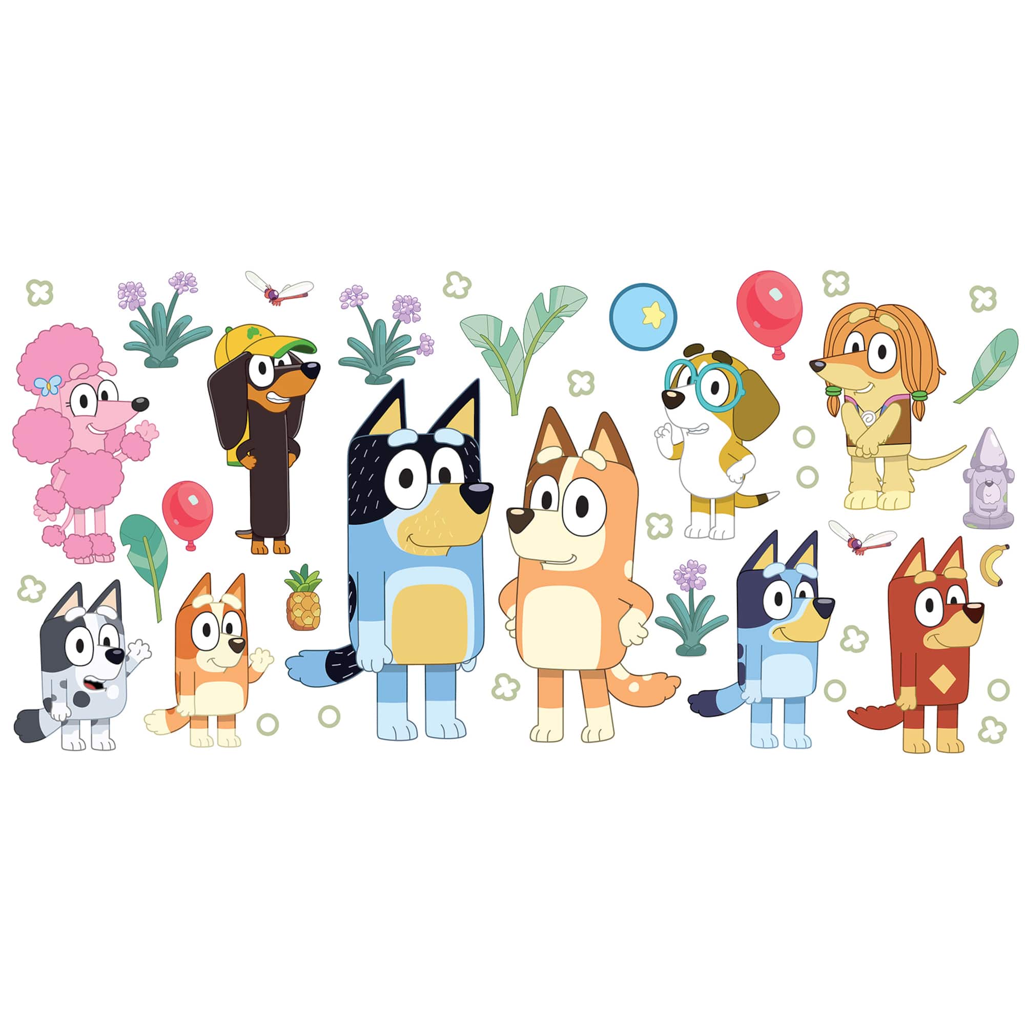 RoomMates Bluey Family and Friends Wall Decals